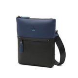 ランバン オン ブルー ショルダーバッグ メンズ 斜めがけバッグ おしゃれ LANVIN en Bleu ショルダー バッグ ブランド 小さめ 本革 革 レザー 斜めがけ 大人 軽量 軽い 青 黒 ブラック A5 フェリチタ 574101