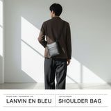 ランバン オン ブルー ショルダーバッグ メンズ 斜めがけバッグ おしゃれ LANVIN en Bleu ショルダー バッグ ブランド 小さめ 本革 革 レザー 斜めがけ 大人 軽量 軽い 青 黒 ブラック A5 フェリチタ 574101