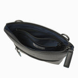 ランバン オン ブルー ショルダーバッグ メンズ 斜めがけバッグ おしゃれ LANVIN en Bleu ショルダー バッグ ブランド 小さめ 本革 革 レザー 斜めがけ 大人 軽量 軽い 青 黒 ブラック A5 フェリチタ 574101