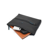 ランバン オン ブルー ショルダーバッグ メンズ 斜めがけバッグ おしゃれ LANVIN en Bleu クラッチバッグ ブランド 小さめ 本革 革 レザー 斜めがけ 大人 軽量 軽い 青 黒 ブラック B5 2WAY フェリチタ 574102