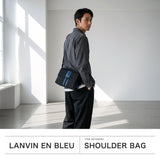 ランバン オン ブルー ショルダーバッグ メンズ レディース 斜めがけバッグ LANVIN en Bleu 斜め掛け おしゃれ 大人 上品 コンパクト 軽量 軽い 撥水 ブランド シンプル カジュアル 日本製 B5 ドロップ 588111