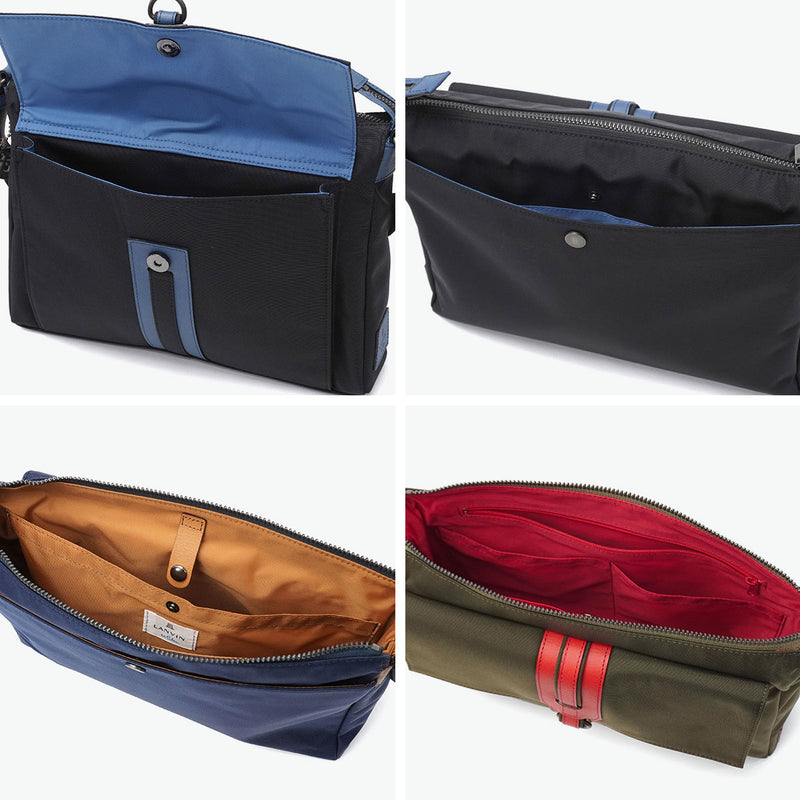 ランバン オン ブルー ショルダーバッグ メンズ レディース 斜めがけバッグ LANVIN en Bleu 斜め掛け おしゃれ 大人 上品 軽量 軽い 撥水 ブランド シンプル カジュアル 日本製 A4 ドロップ 588112