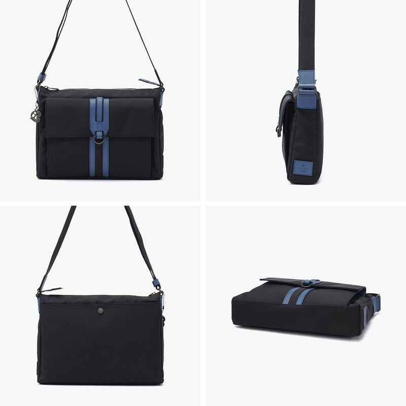ランバン オン ブルー ショルダーバッグ メンズ レディース 斜めがけバッグ LANVIN en Bleu 斜め掛け おしゃれ 大人 上品 軽量 軽い 撥水 ブランド シンプル カジュアル 日本製 A4 ドロップ 588112