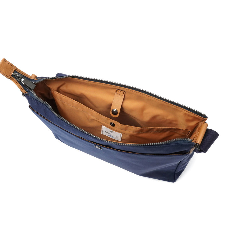 ランバン オン ブルー ショルダーバッグ メンズ レディース 斜めがけバッグ LANVIN en Bleu 斜め掛け おしゃれ 大人 上品 軽量 軽い 撥水 ブランド シンプル カジュアル 日本製 A4 ドロップ 588112