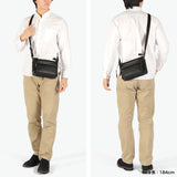 ランバン オン ブルー ショルダーバッグ メンズ ナイロン 斜めがけバッグ LANVIN en Bleu バッグ 斜めがけ 大人 軽量 かっこいい ブランド 革 本革 斜め掛けバッグ ショルダー ミニ ピケ ミニショルダー 526111