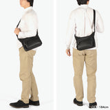 ランバン オン ブルー ショルダーバッグ メンズ ナイロン 斜めがけバッグ LANVIN en Bleu バッグ 斜めがけ 大人 軽量 かっこいい ブランド 革 本革 斜め掛けバッグ ショルダー B5 シンプル おしゃれ ピケ 526112