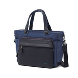 ランバン オン ブルー トートバッグ メンズ LANVIN en Bleu バッグ 通勤 ブランド カジュアル 小さめ ナイロン 革 本革 B5 トート 2WAY ファスナー ショルダー 斜めがけ 肩掛け ピケ ドライビングトート 526511