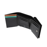 ランバン オン ブルー 財布 三つ折り財布 メンズ LANVIN en Bleu おしゃれ コンパクト 大人 上品 レザー 牛革 本革 ブランド 小銭入れ ミニ財布 高級感 シンプル ロゴ 無地 ポワール 三つ折り 537604