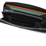 ランバン オン ブルー 財布 長財布 メンズ ブランド LANVIN en Bleu おしゃれ 大人 上品 レザー 牛革 本革 ラウンドファスナー 高級感 シンプル ロゴ 無地 ビジネス ポワール ラウンドファスナー長札 537607