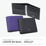 ランバン オン ブルー 二つ折り財布 メンズ レディース 札 ブランド LANVIN en Bleu 本革 大人 使いやすい 小さい 財布 二つ折り 革 牛革 レザー カード 軽量 軽い おしゃれ モル 純札 カード段6 538603