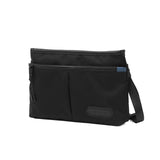 ランバン オン ブルー ショルダーバッグ メンズ 斜めがけバッグ 小さめ LANVIN en Bleu ブランド 大人 上品 ミニショルダー バッグ 横型 斜め掛け 肩掛け ファスナー 軽量 A5 撥水 フレーズ サコッシュ 527101