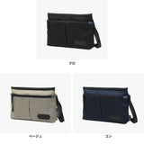 ランバン オン ブルー ショルダーバッグ メンズ 斜めがけバッグ 小さめ LANVIN en Bleu ブランド 大人 上品 ミニショルダー バッグ 横型 斜め掛け 肩掛け ファスナー 軽量 A5 撥水 フレーズ サコッシュ 527101
