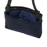 ランバン オン ブルー ショルダーバッグ メンズ 斜めがけバッグ 小さめ LANVIN en Bleu ブランド 大人 上品 ミニショルダー バッグ 横型 斜め掛け 肩掛け ファスナー 軽量 A5 撥水 フレーズ サコッシュ 527101