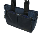 ランバン オン ブルー トートバッグ メンズ トート 小さめ LANVIN en Bleu ブランド 大人 上品 ショルダーバッグ 手持ち 斜め掛け 肩掛け ファスナー 軽量 横型 2WAY B5 撥水 フレーズ ドライビングトート 527501