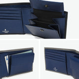 【当店限定モデル】 ランバン オン ブルー 財布 二つ折り財布 メンズ 二つ折り コンパクト LANVIN en Bleu 二つ折 ブランド 本革 革 レザー 牛革 小銭入れあり おしゃれ 大人 別注 限定 ゼット 2つ折り 3128