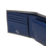 【当店限定モデル】 ランバン オン ブルー 財布 二つ折り財布 メンズ 二つ折り コンパクト LANVIN en Bleu 二つ折 ブランド 本革 革 レザー 牛革 小銭入れあり おしゃれ 大人 別注 限定 ゼット 2つ折り 3128