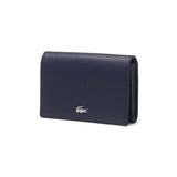 ラコステ 名刺入れ カードケース メンズ レディース 本革 ブランド LACOSTE おしゃれ 革 レザー 名刺ケース 軽量 軽い 牛革 NH1604KP