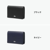 ラコステ 名刺入れ カードケース メンズ レディース 本革 ブランド LACOSTE おしゃれ 革 レザー 名刺ケース 軽量 軽い 牛革 NH1604KP
