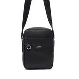 ラコステ ショルダーバッグ メンズ レディース 斜めがけバッグ LACOSTE 斜めがけ 小さめ 本革 牛革 ブランド ファスナー付き おしゃれ シンプル カジュアル 上品 ミニ オシアン レザーサッチェルバッグ NH5047OI
