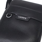 ラコステ ショルダーバッグ メンズ レディース 斜めがけバッグ LACOSTE 斜めがけ 小さめ 本革 牛革 ブランド ファスナー付き おしゃれ シンプル カジュアル 上品 ミニ オシアン レザーサッチェルバッグ NH5047OI