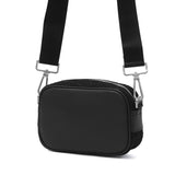 ラコステ ショルダーバッグ メンズ レディース ブランド 小さめ LACOSTE バッグ 斜めがけ 大人 かっこいい 上品 軽量 おしゃれ ミニショルダー 斜め掛け 黒 ザ ブレンドシーズナル モノグラムコンビレポーターバッグ NH5175BG