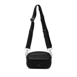 ラコステ ショルダーバッグ メンズ レディース ブランド 小さめ LACOSTE バッグ 斜めがけ 大人 かっこいい 上品 軽量 おしゃれ ミニショルダー 斜め掛け 黒 ザ ブレンドシーズナル モノグラムコンビレポーターバッグ NH5175BG