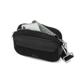 ラコステ ショルダーバッグ メンズ レディース ブランド 小さめ LACOSTE バッグ 斜めがけ 大人 かっこいい 上品 軽量 おしゃれ ミニショルダー 斜め掛け 黒 ザ ブレンドシーズナル モノグラムコンビレポーターバッグ NH5175BG