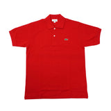 Lacoste Polo Shirt Lengan Pendek Wanita Lacoste Lacoste Bergaya Kasual Kasual Sederhana Jenama Sederhana Logo Piano Logo Buuan Dewasa Satu Point Point Sukan Popular Classic Fit Made in Japan L.12.12 L1212LJ-99