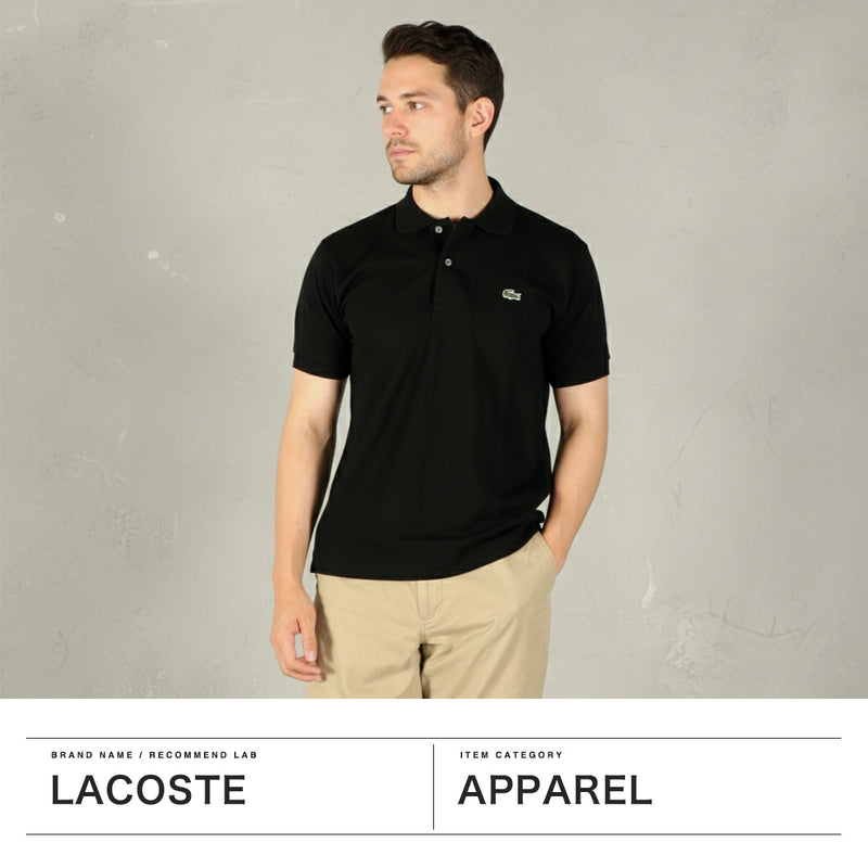 Lacoste Polo Shirt Lengan Pendek Wanita Lacoste Lacoste Bergaya Kasual Kasual Sederhana Jenama Sederhana Logo Piano Logo Buuan Dewasa Satu Point Point Sukan Popular Classic Fit Made in Japan L.12.12 L1212LJ-99