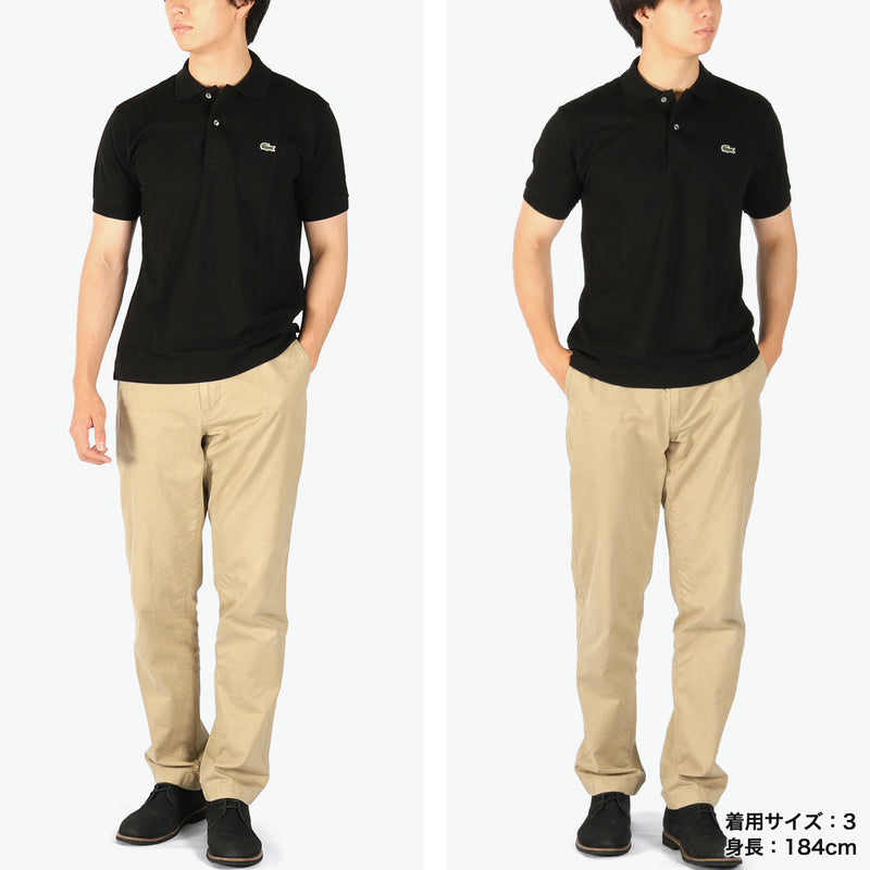 Lacoste Polo Shirt Lengan Pendek Wanita Lacoste Lacoste Bergaya Kasual Kasual Sederhana Jenama Sederhana Logo Piano Logo Buuan Dewasa Satu Point Point Sukan Popular Classic Fit Made in Japan L.12.12 L1212LJ-99