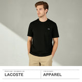 Lacoste T-shirt Short Sleeve Men's Women's Plain LACOSTE Crew Neck 100% Cotton Stylish Classic Casual Simple Brand Tops Round Neck Logo Classic Fit Outline Clock Crew Neck T-shirt TH5582-99
