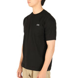 Lacoste T-shirt Short Sleeve Men's Women's Plain LACOSTE Crew Neck 100% Cotton Stylish Classic Casual Simple Brand Tops Round Neck Logo Classic Fit Outline Clock Crew Neck T-shirt TH5582-99