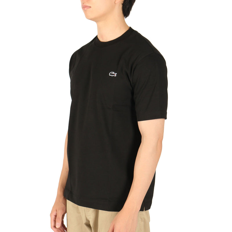 Lacoste T-shirt Short Sleeve Men's Women's Plain LACOSTE Crew Neck 100% Cotton Stylish Classic Casual Simple Brand Tops Round Neck Logo Classic Fit Outline Clock Crew Neck T-shirt TH5582-99