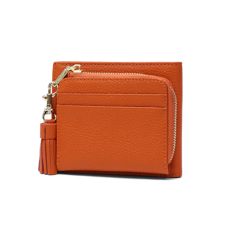 リズデイズ 二つ折り財布 レディース ファスナー ブランド LIZDAYS 財布 二つ折り 本革 大人 使いやすい 革 牛革 レザー 小さめ コンパクト ミニ財布 かわいい おしゃれ 本革二つ折り財布 lz-615