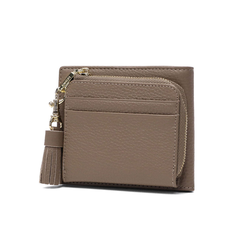 リズデイズ 二つ折り財布 レディース ファスナー ブランド LIZDAYS 財布 二つ折り 本革 大人 使いやすい 革 牛革 レザー 小さめ コンパクト ミニ財布 かわいい おしゃれ 本革二つ折り財布 lz-615