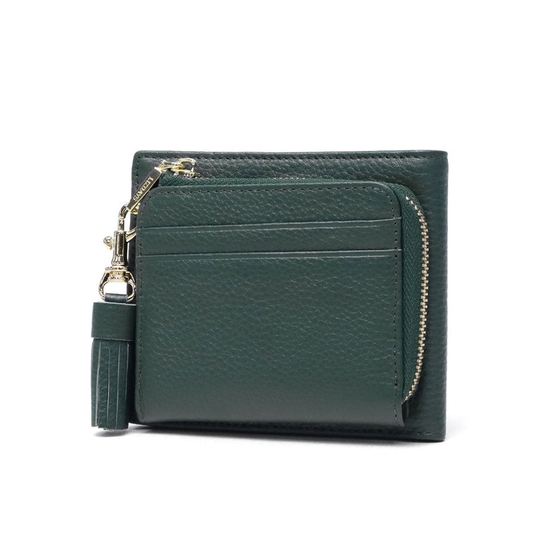 リズデイズ 二つ折り財布 レディース ファスナー ブランド LIZDAYS 財布 二つ折り 本革 大人 使いやすい 革 牛革 レザー 小さめ コンパクト ミニ財布 かわいい おしゃれ 本革二つ折り財布 lz-615