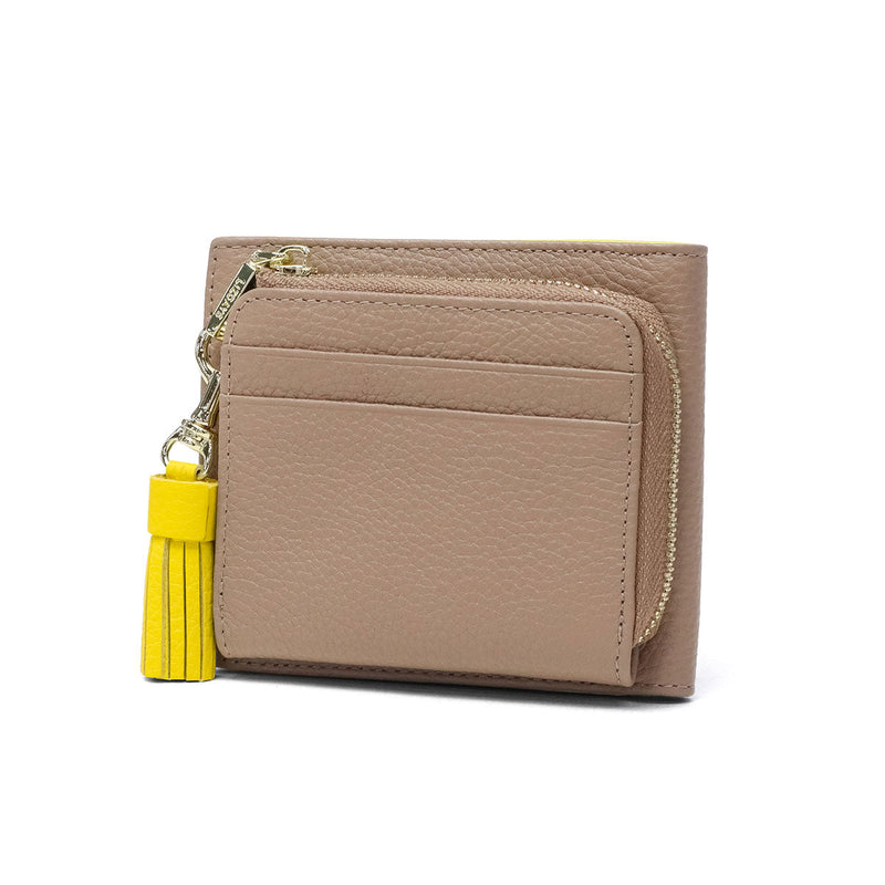 リズデイズ 二つ折り財布 レディース ファスナー ブランド LIZDAYS 財布 二つ折り 本革 大人 使いやすい 革 牛革 レザー 小さめ コンパクト ミニ財布 かわいい おしゃれ 本革二つ折り財布 lz-615