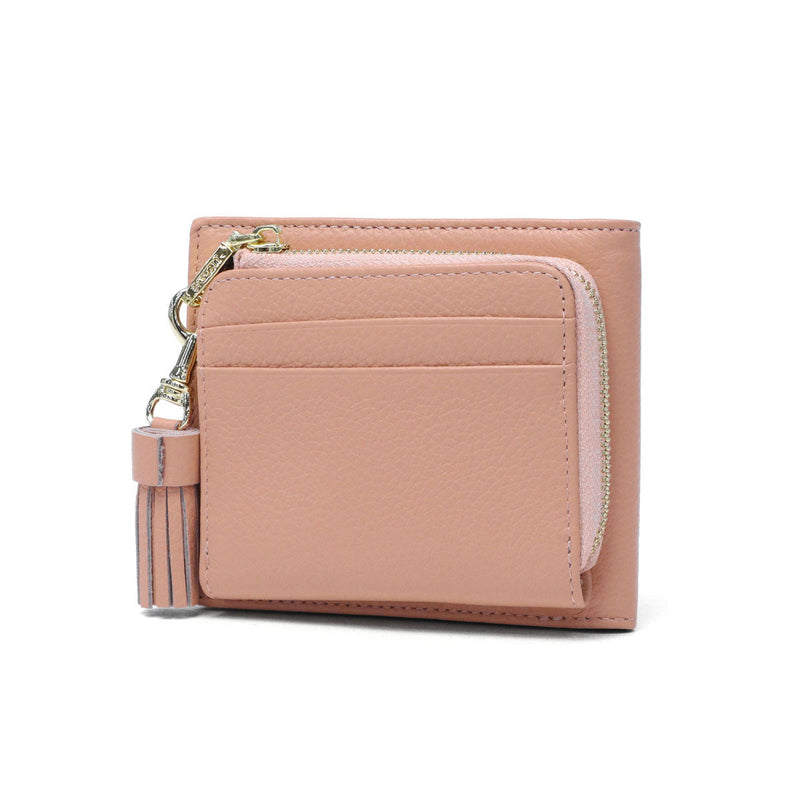 リズデイズ 二つ折り財布 レディース ファスナー ブランド LIZDAYS 財布 二つ折り 本革 大人 使いやすい 革 牛革 レザー 小さめ コンパクト ミニ財布 かわいい おしゃれ 本革二つ折り財布 lz-615