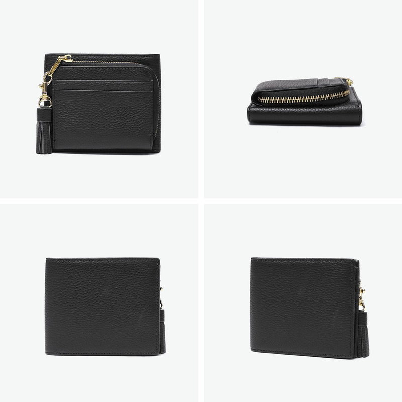 リズデイズ 二つ折り財布 レディース ファスナー ブランド LIZDAYS 財布 二つ折り 本革 大人 使いやすい 革 牛革 レザー 小さめ コンパクト ミニ財布 かわいい おしゃれ 本革二つ折り財布 lz-615