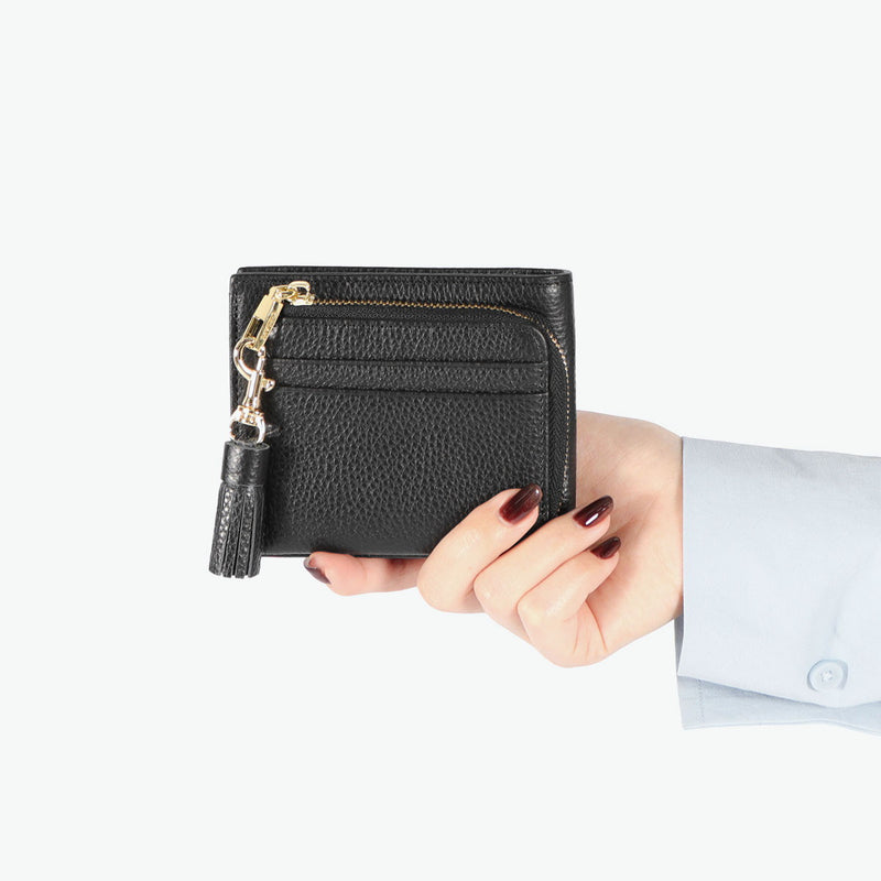 リズデイズ 二つ折り財布 レディース ファスナー ブランド LIZDAYS 財布 二つ折り 本革 大人 使いやすい 革 牛革 レザー 小さめ コンパクト ミニ財布 かわいい おしゃれ 本革二つ折り財布 lz-615