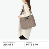 リズデイズ トートバッグ レディース 大きめ A4 布 LIZDAYS バッグ 軽量 軽い ブランド 斜めがけ ショルダー 大人 上品 おしゃれ かわいい 撥水 高級感 シンプル 2WAY ナイロン キルティング バッグ lz-71508