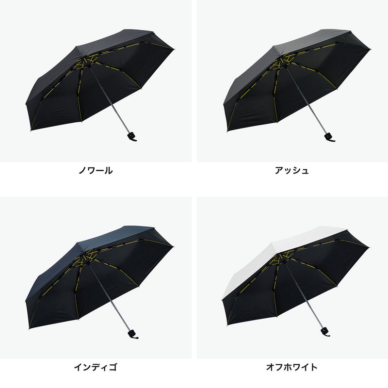 マブ 傘 折りたたみ 日傘 折り畳み メンズ mabu 晴雨兼用 大きい ブランド UVカット UV 一級遮光 遮熱 ケース付き おしゃれ 男性 親骨60cm 7本 黒 耐風 耐久 高強度遮光傘 内側 ストレングスミニEVO MOUSHO