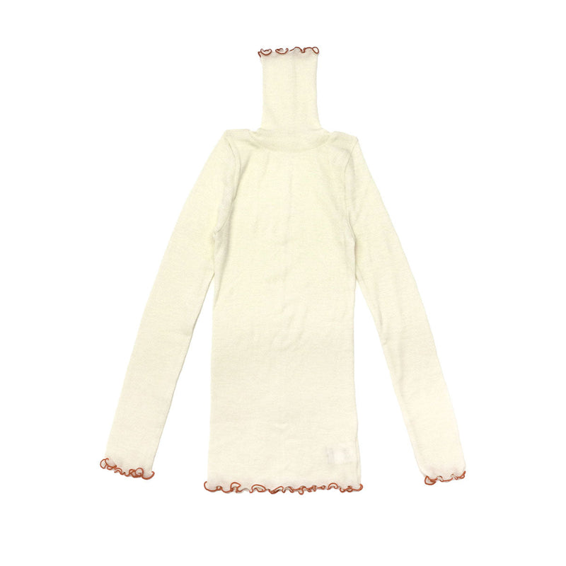 me. インナー レディース ミードット 長袖 おしゃれ 冬 秋冬 ハイネック タートル ウール メリノウール トップス 保湿 放湿 メロー リブ 重ね着 シンプル 日本製 merino washable wool タートルネック me-23309