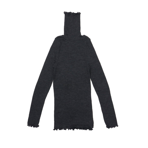 me. インナー レディース ミードット 長袖 おしゃれ 冬 秋冬 ハイネック タートル ウール メリノウール トップス 保湿 放湿 メロー リブ 重ね着 シンプル 日本製 merino washable wool タートルネック me-23309