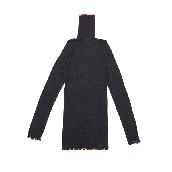 me. インナー レディース ミードット 長袖 おしゃれ 冬 秋冬 ハイネック タートル ウール メリノウール トップス 保湿 放湿 メロー リブ 重ね着 シンプル 日本製 merino washable wool タートルネック me-23309