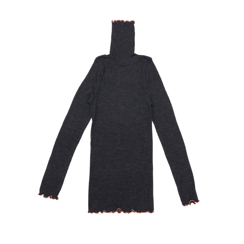 me. インナー レディース ミードット 長袖 おしゃれ 冬 秋冬 ハイネック タートル ウール メリノウール トップス 保湿 放湿 メロー リブ 重ね着 シンプル 日本製 merino washable wool タートルネック me-23309