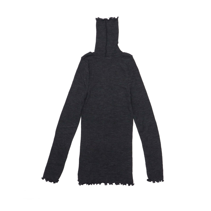 me. インナー レディース ミードット 長袖 おしゃれ 冬 秋冬 ハイネック タートル ウール メリノウール トップス 保湿 放湿 メロー リブ 重ね着 シンプル 日本製 merino washable wool タートルネック me-23309