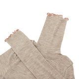 me. インナー レディース ミードット 長袖 おしゃれ 冬 秋冬 ハイネック タートル ウール メリノウール トップス 保湿 放湿 メロー リブ 重ね着 シンプル 日本製 merino washable wool タートルネック me-23309