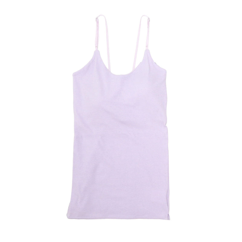 me. camisole with cup innerwear me dot stylish no tightness long no under elastic cute simple seamless stretch women's made in Japan cotton silk padded camisole me-18358