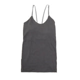 me. camisole with cup innerwear me dot stylish no tightness long no under elastic cute simple seamless stretch women's made in Japan cotton silk padded camisole me-18358
